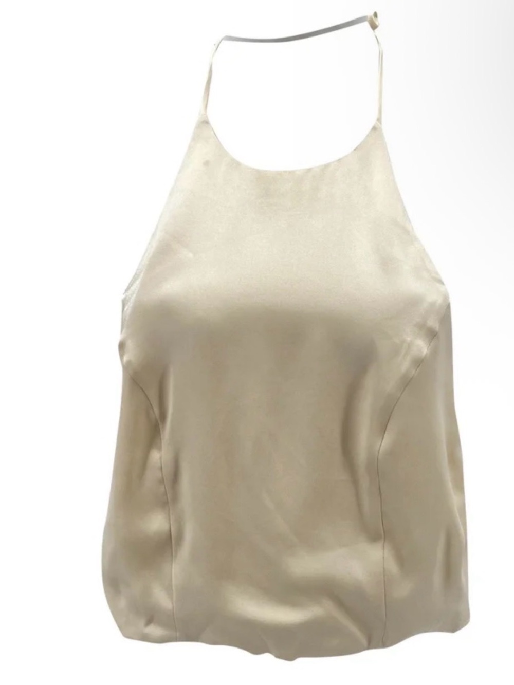 Anine Bing Halter Cami Top in Cream